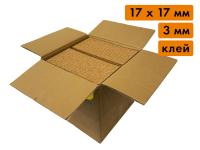 Пробковая прокладка в листах, размер 17х17 мм, толщина 3 мм (клеящий слой, 39'852 шт)