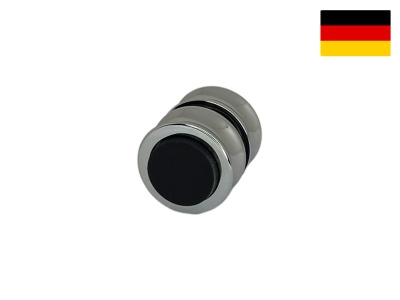 05014 31 Ручка кноб с резиновыми торцами с обеих сторон, полированный хром, 35 мм Германия