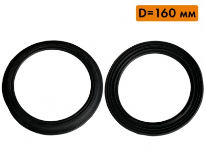 Резиновый уплотнитель для присоски, D=160 мм