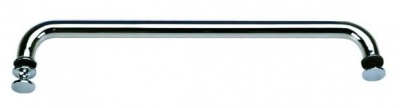 ZM-621, Ручка круглая с кнобом, 19x450 мм, цвет полированный хром CP
