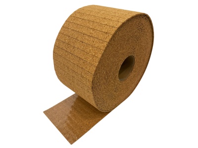 Пробковая прокладка в рулоне, размер 18х18 мм, толщина 3 мм (клеящий слой, 10'000 шт)