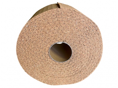 Пробковая прокладка в рулоне, размер 15х15 мм, толщина 3 мм (клеящий слой, 10'000 шт)