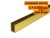 п профиль алюминиевый золото глянец 8 мм 