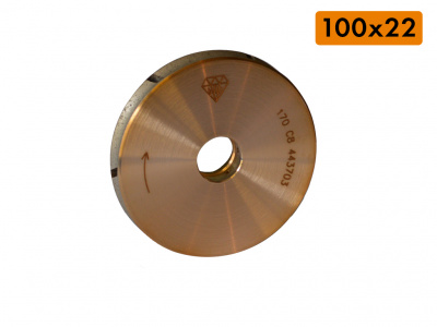 ADI Италия 100x22 PE "карандаш", алмазные периферийные круги с внутренним охлаждением для стекла от 5 мм